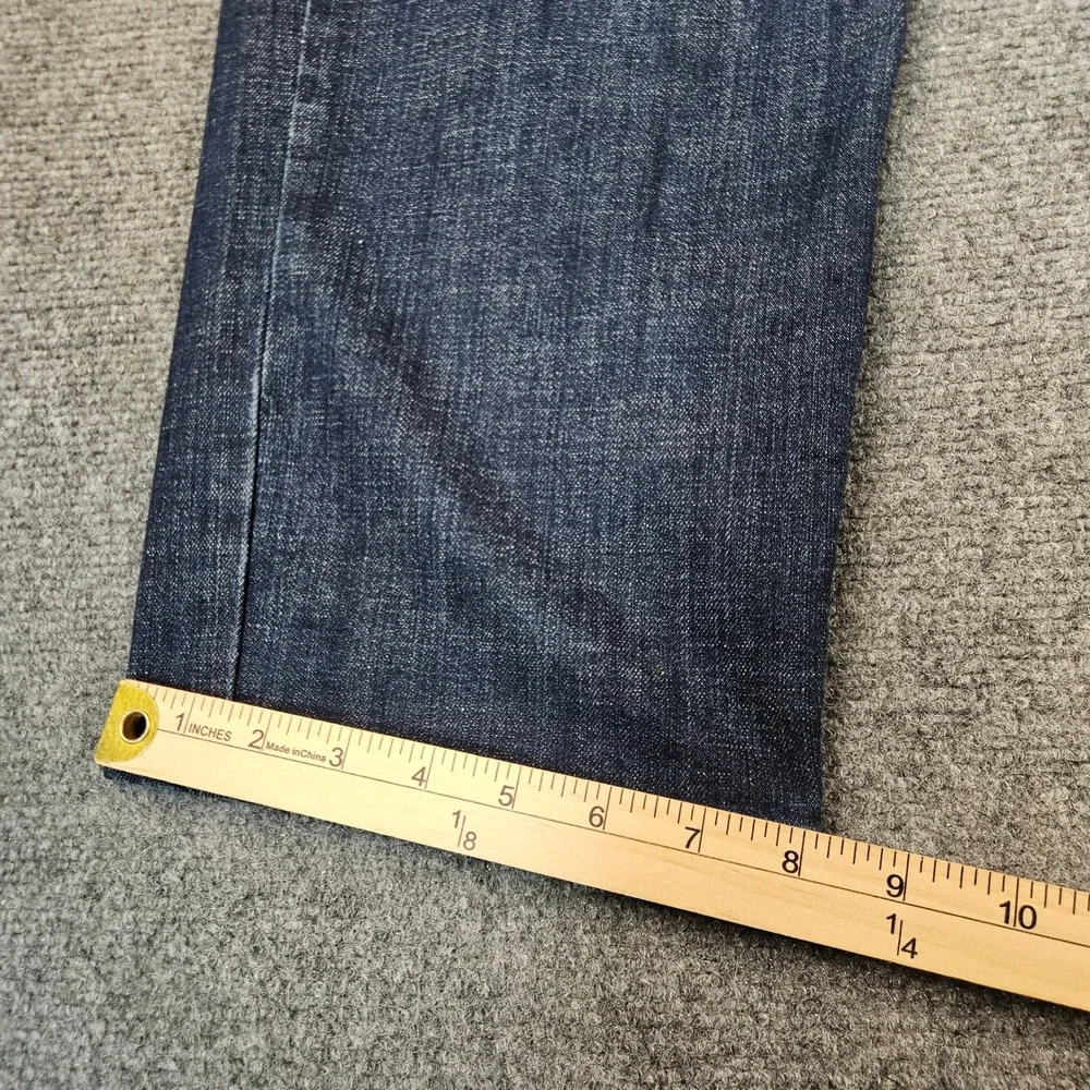 Lucky Brand 221 Straight Leg Jeans Mens 36x30 Dark Wash Pace 7MC1038 Denim